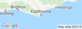 Eastbourne map